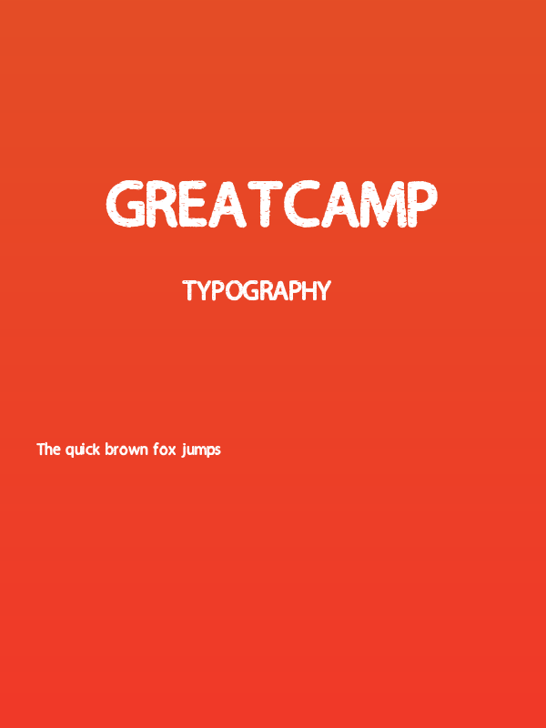 GreatCamp Poster