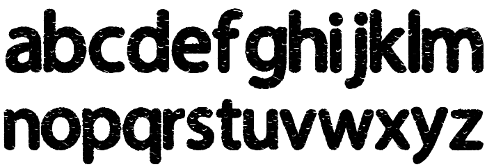 GreatCamp Font LOWERCASE