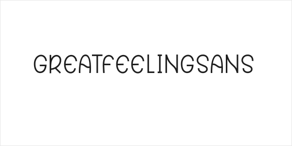 GreatFeelingSans Logo