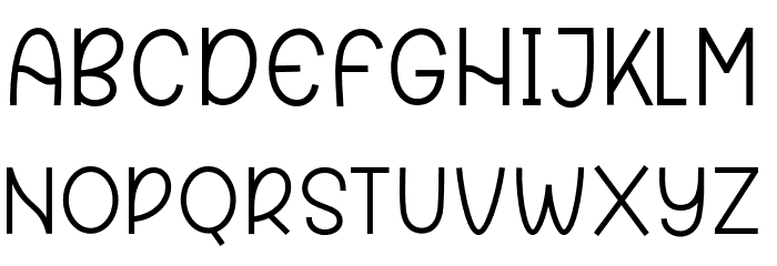 GreatFeelingSans Font LOWERCASE