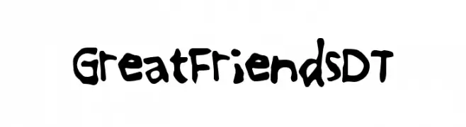 GreatFriendsDT  नि: शुल्क फ़ॉन्ट्स डाउनलोड