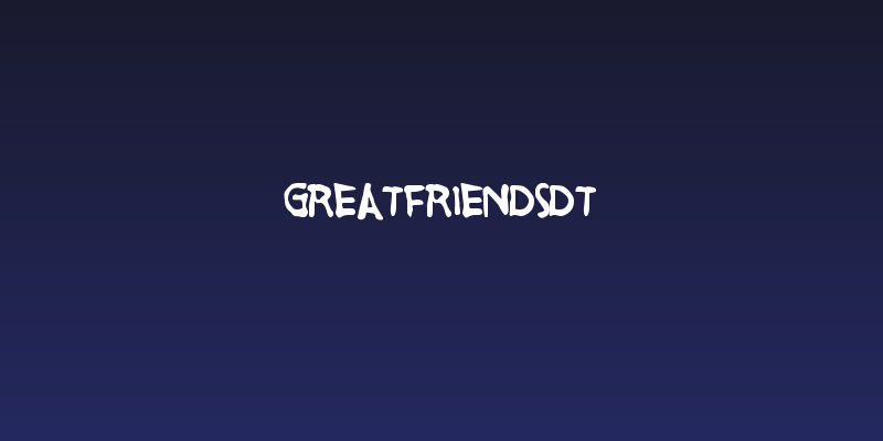 GreatFriendsDT Social Header