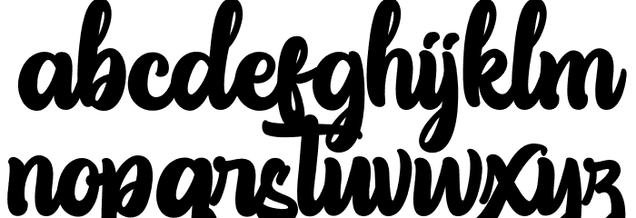 GreatHimalaya Font LOWERCASE