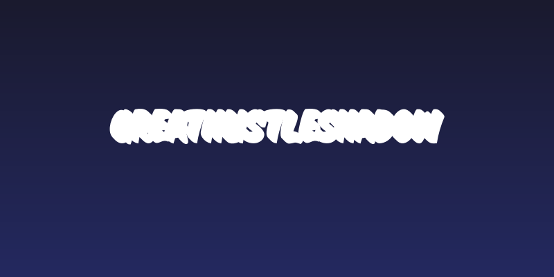 GreatHustleShadow Social Header