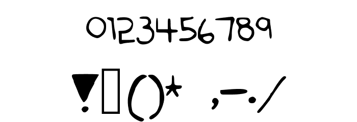 GreatIdea Font OTHER CHARS