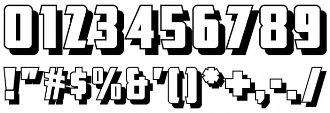 GreatLakesShadowNF Font OTHER CHARS