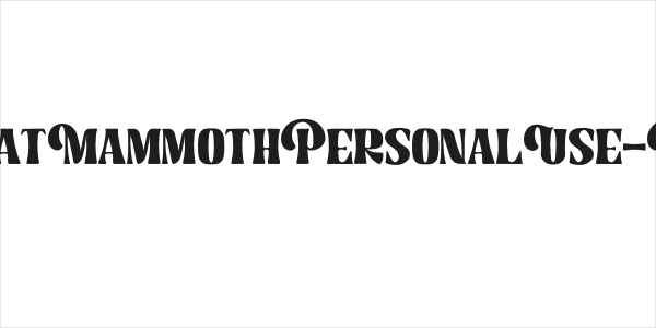 GreatMammothPersonalUse-Reg Logo