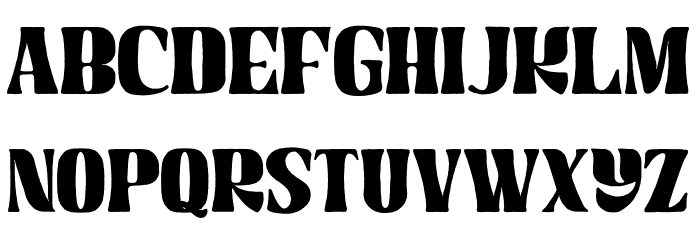 GreatMammothPersonalUse-Reg Font LOWERCASE