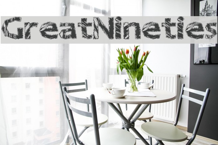 GreatNineties Font examples