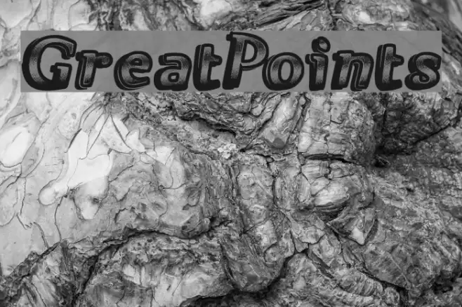 GreatPoints Font examples