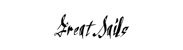 GreatSails  フリーフォントのダウンロード