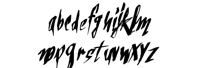 GreatSails Font LOWERCASE