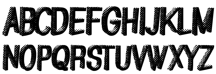 GreatShadow Font LOWERCASE