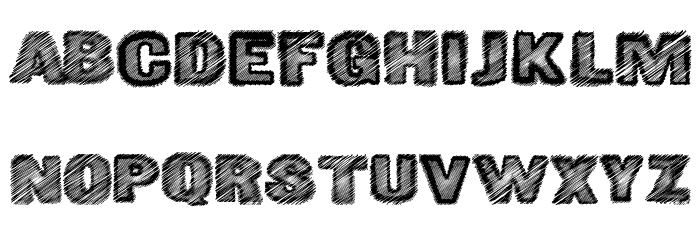GreatShake Font LOWERCASE