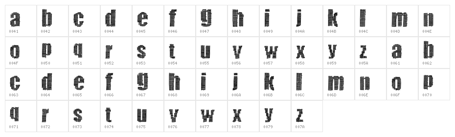 GreatVengeance Character Map