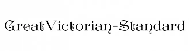 GreatVictorian-Standard  les polices de caractères gratuit tlcharger
