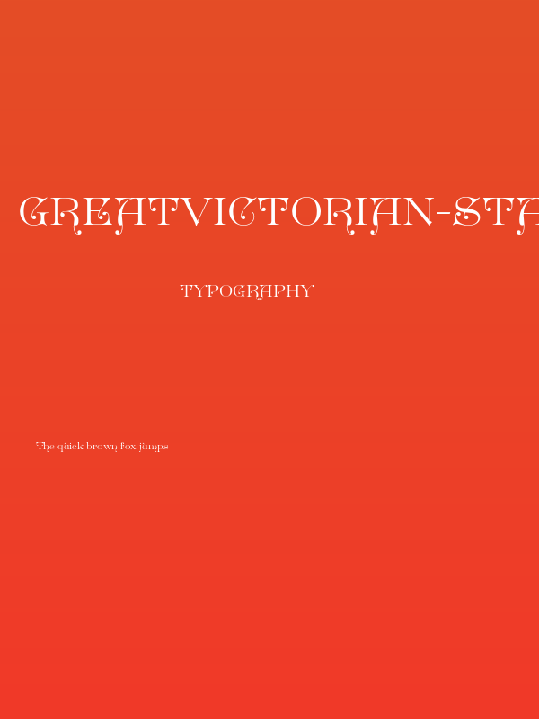 GreatVictorian-Standard Poster