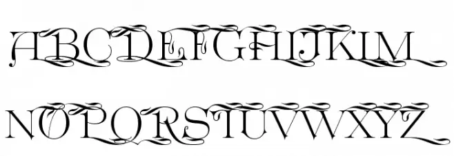 GreatVictorian-SwashedSC Schriftart Groß