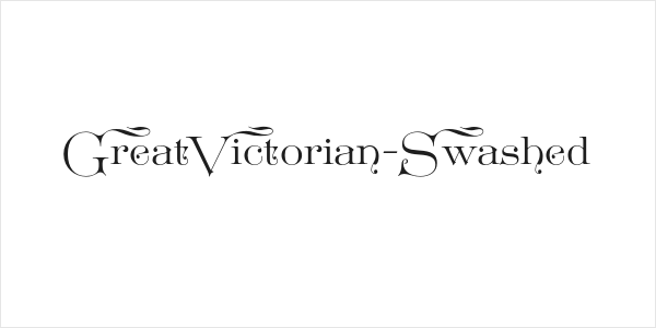 GreatVictorian-Swashed Logo