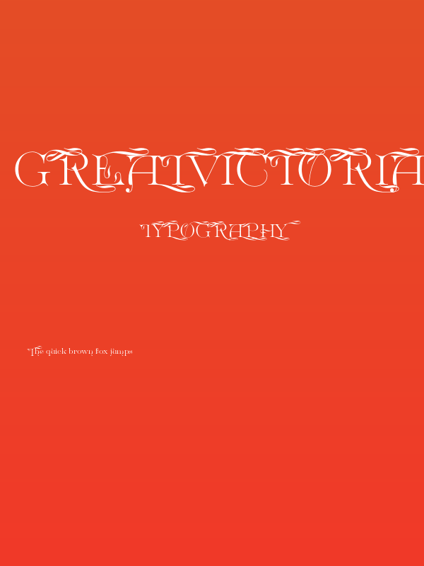 GreatVictorian-Swashed Poster