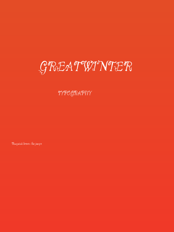 GreatWinter Poster