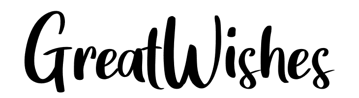 GreatWishes  font caratteri gratis
