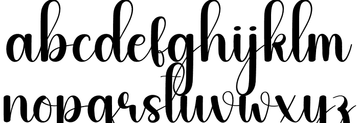 Great Font LOWERCASE