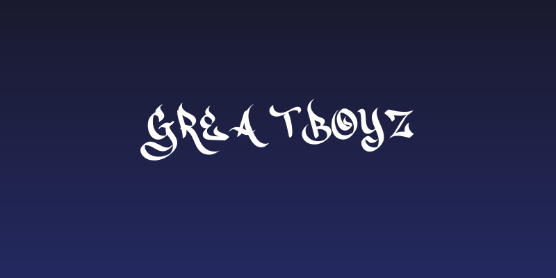 Greatboyz Social Header