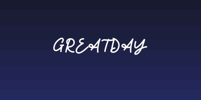 Greatday Social Header
