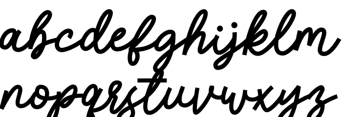 Greatday Font LOWERCASE