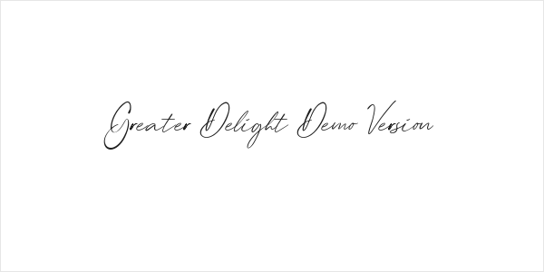 Greater Delight Demo Version Logo