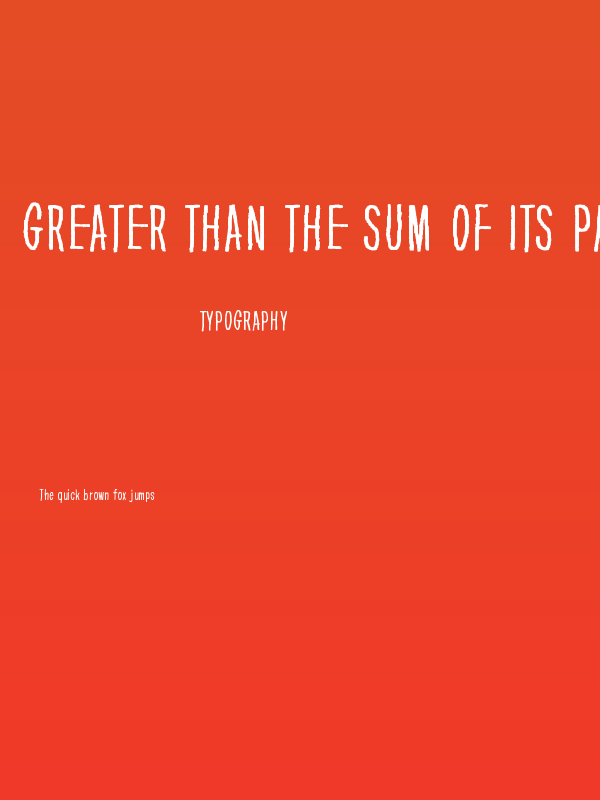 Greater than the sum of its par Poster