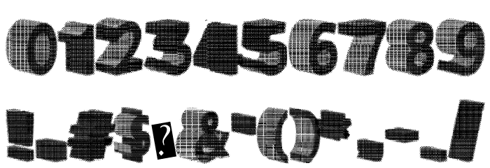 GreaterShadow Font OTHER CHARS