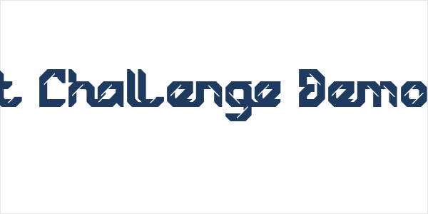 Greatest Challenge Demo Regular Logo