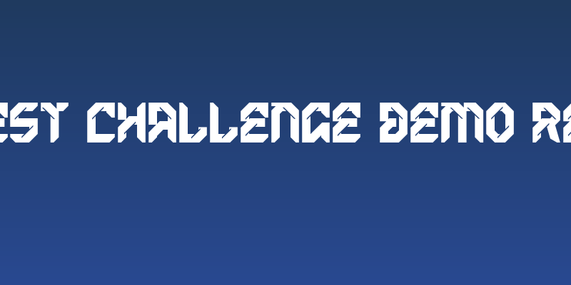 Greatest Challenge Demo Regular Social Header