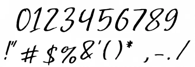 Greatest Fortune Script Font OTHER CHARS