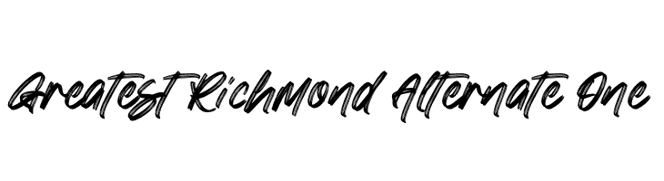 Greatest Richmond Alternate One  Frei Schriftart Herunterladen