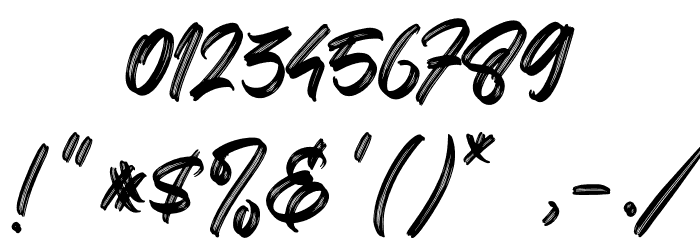 Greatest Richmond Alternate One Font OTHER CHARS