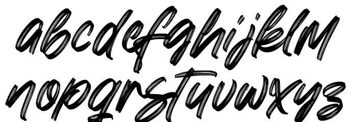 Greatest Richmond Alternate One Font LOWERCASE