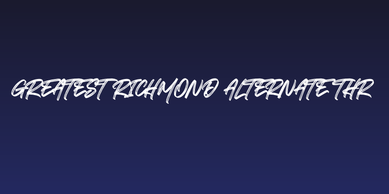 Greatest Richmond Alternate Thr Social Header