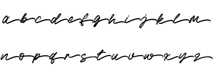 Greatest Richmond Alternate Thr Font LOWERCASE