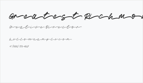 Greatest Richmond Alternate Thr Business Card