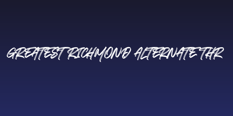 Greatest Richmond Alternate Thr Social Header