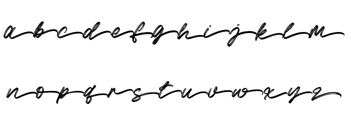 Greatest Richmond Alternate Thr Font LOWERCASE