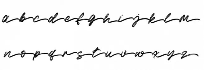 Greatest Richmond Alternate Thr 字体 小写