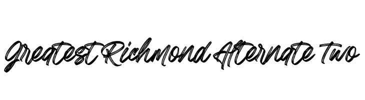 Greatest Richmond Alternate Two  Скачать бесплатные шрифты