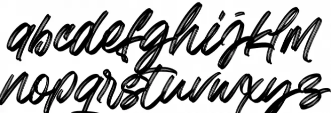 Greatest Richmond Alternate Two フォント 小文字