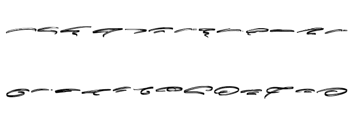 Greatest Richmond Swash Font LOWERCASE