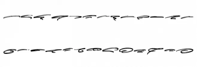 Greatest Richmond Swash Font LOWERCASE