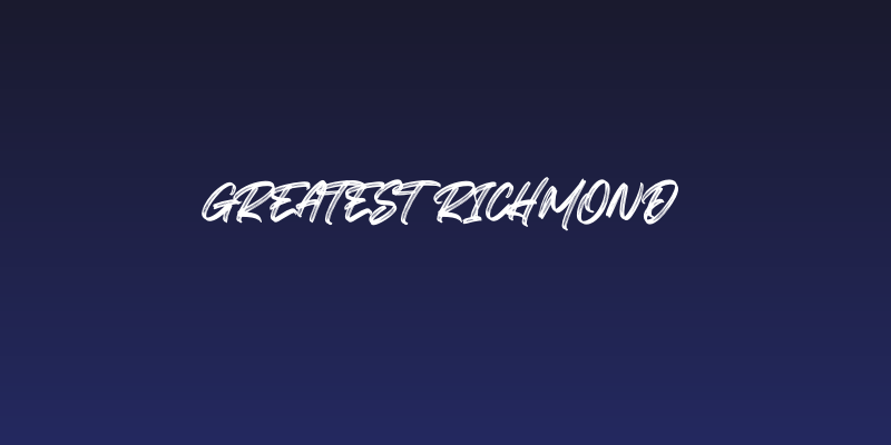 Greatest Richmond Social Header